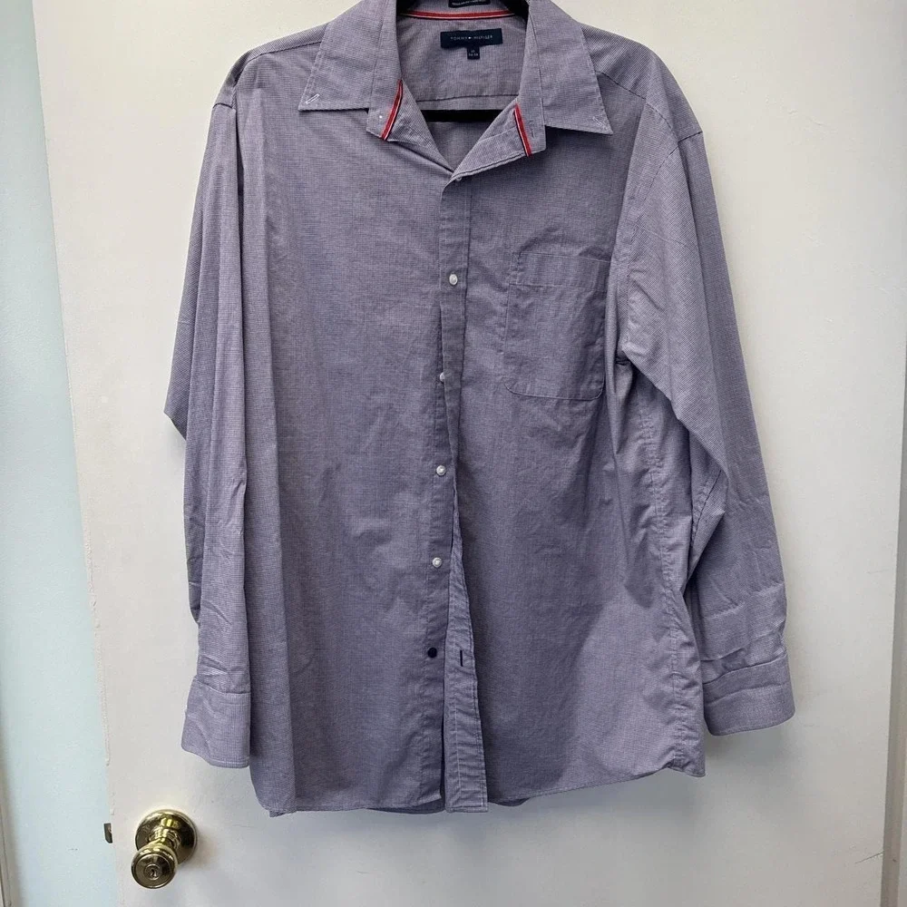 Blue Tommy Hilfiger dress‎ shirt
